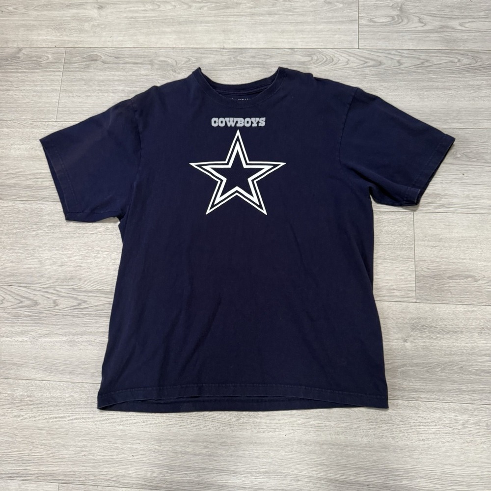 Dallas Cowboys Authentic T Shirt Mens Sz XL  Navy Blue Short Sleeve Star